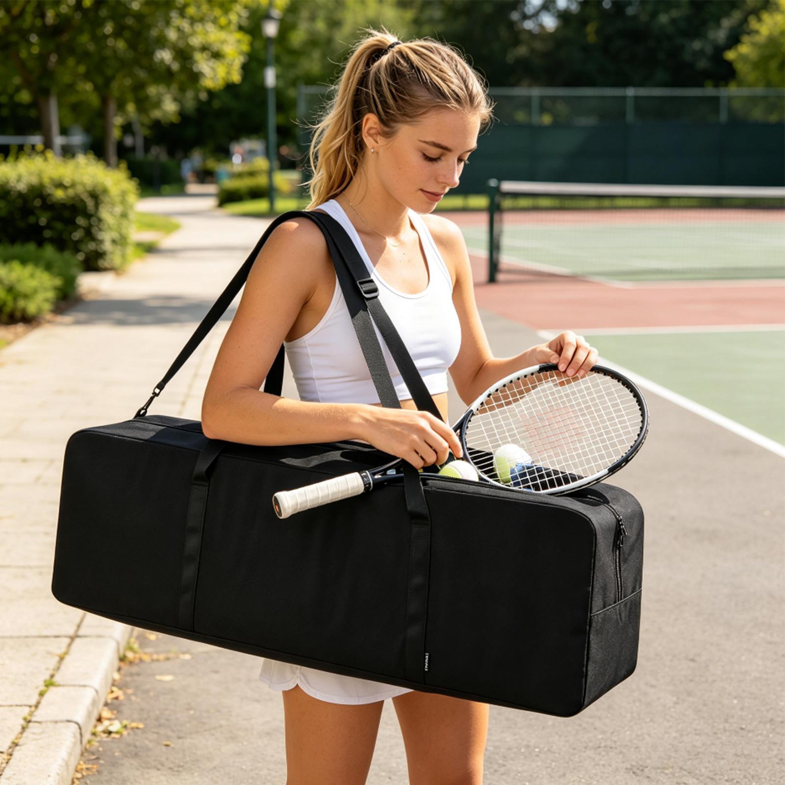 Badminton Bag - Bolsa de Rede para Pickleball, Sistema