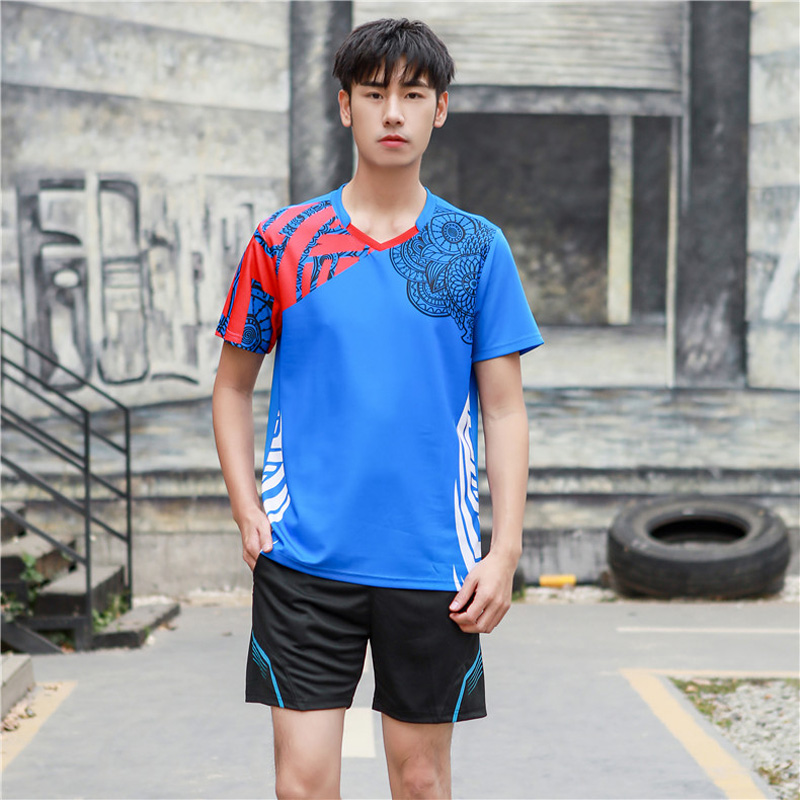Tenis camisa masculina/feminin - Badminton Jersey avaliação e preço