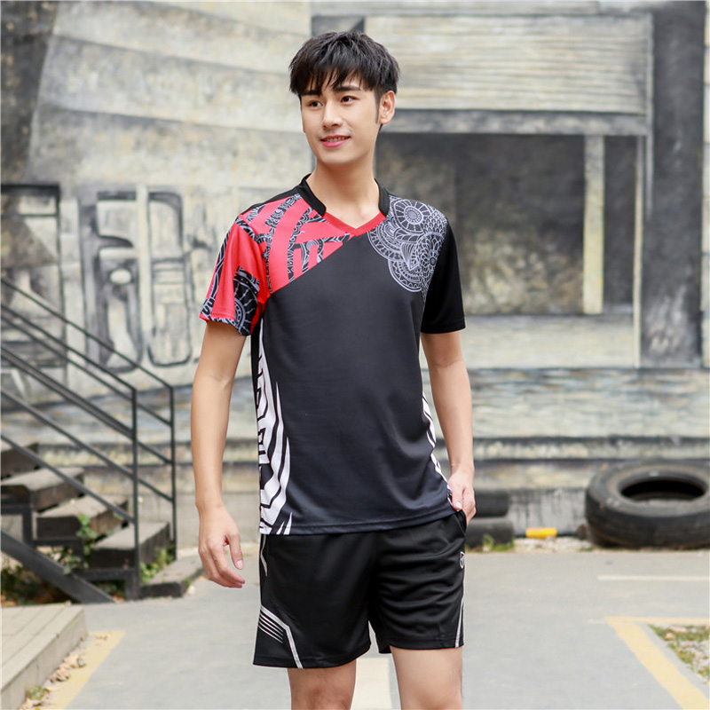 Tenis camisa masculina/feminin - Badminton Jersey avaliação e preço