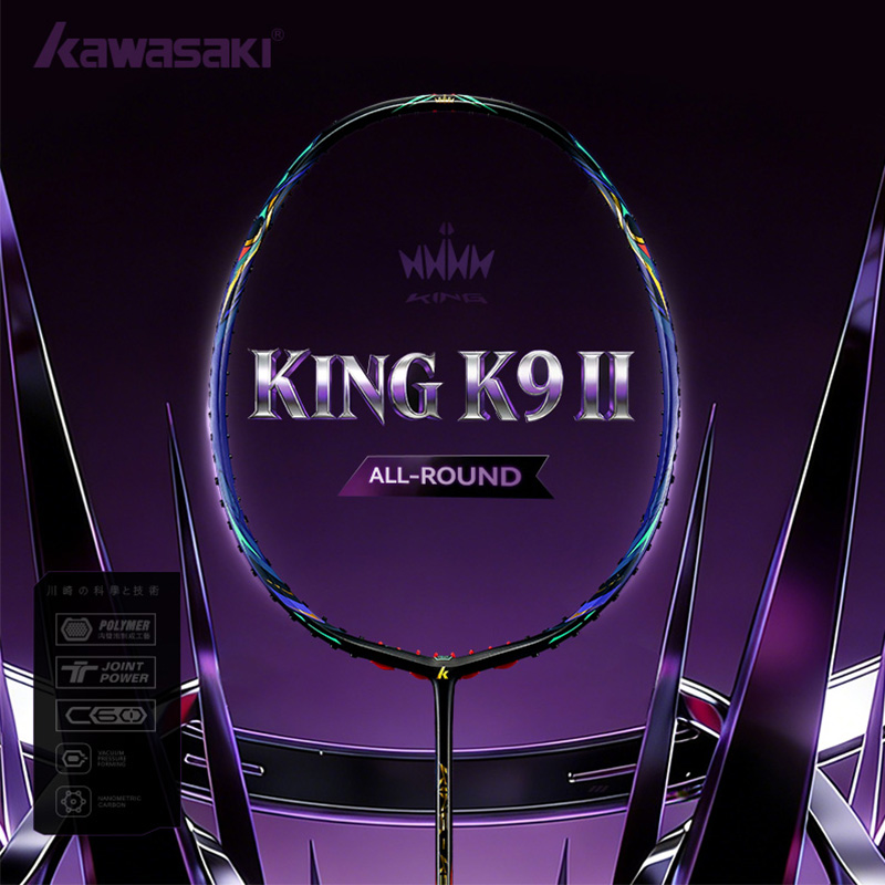 Kawasaki king k9 4u raquete de - Badminton Racket Carbon avaliação e preço