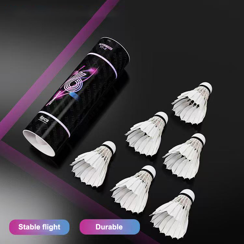 3/6 Peças de Bolas de Badminto - Feather Shuttlecock avaliação e preço