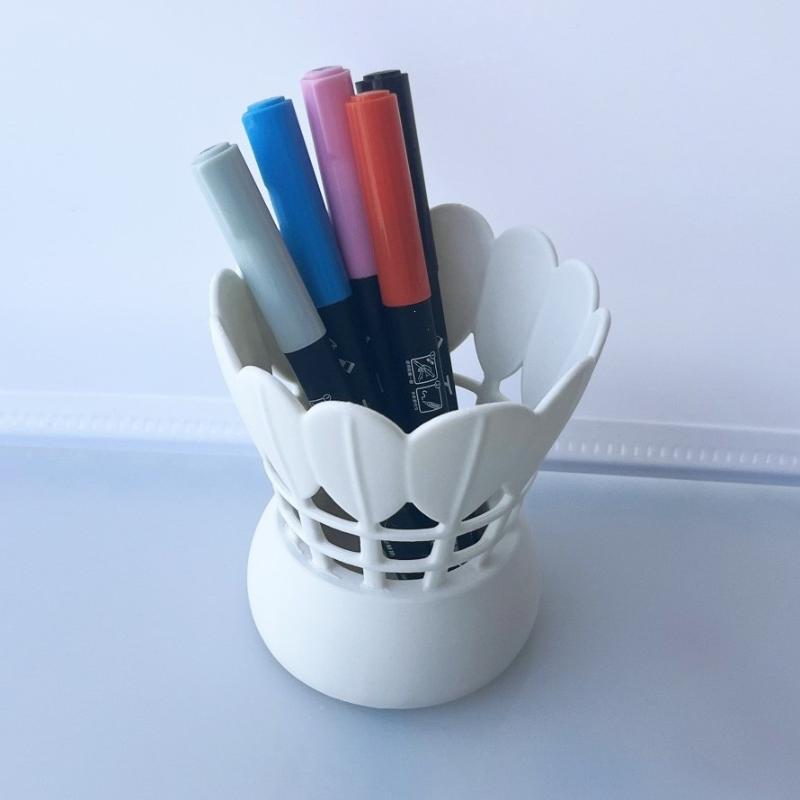 {NN72} Porta-canetas com desig - Badminton Shuttlecock avaliação e preço