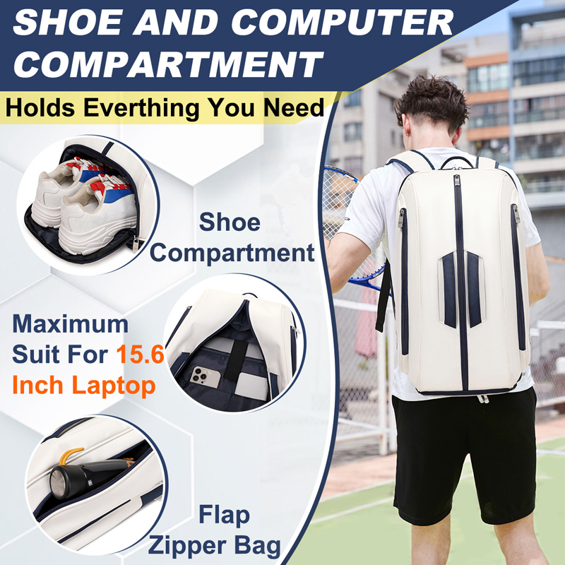 Mochila Impermeável de PU para - Badminton Bag avaliação e preço