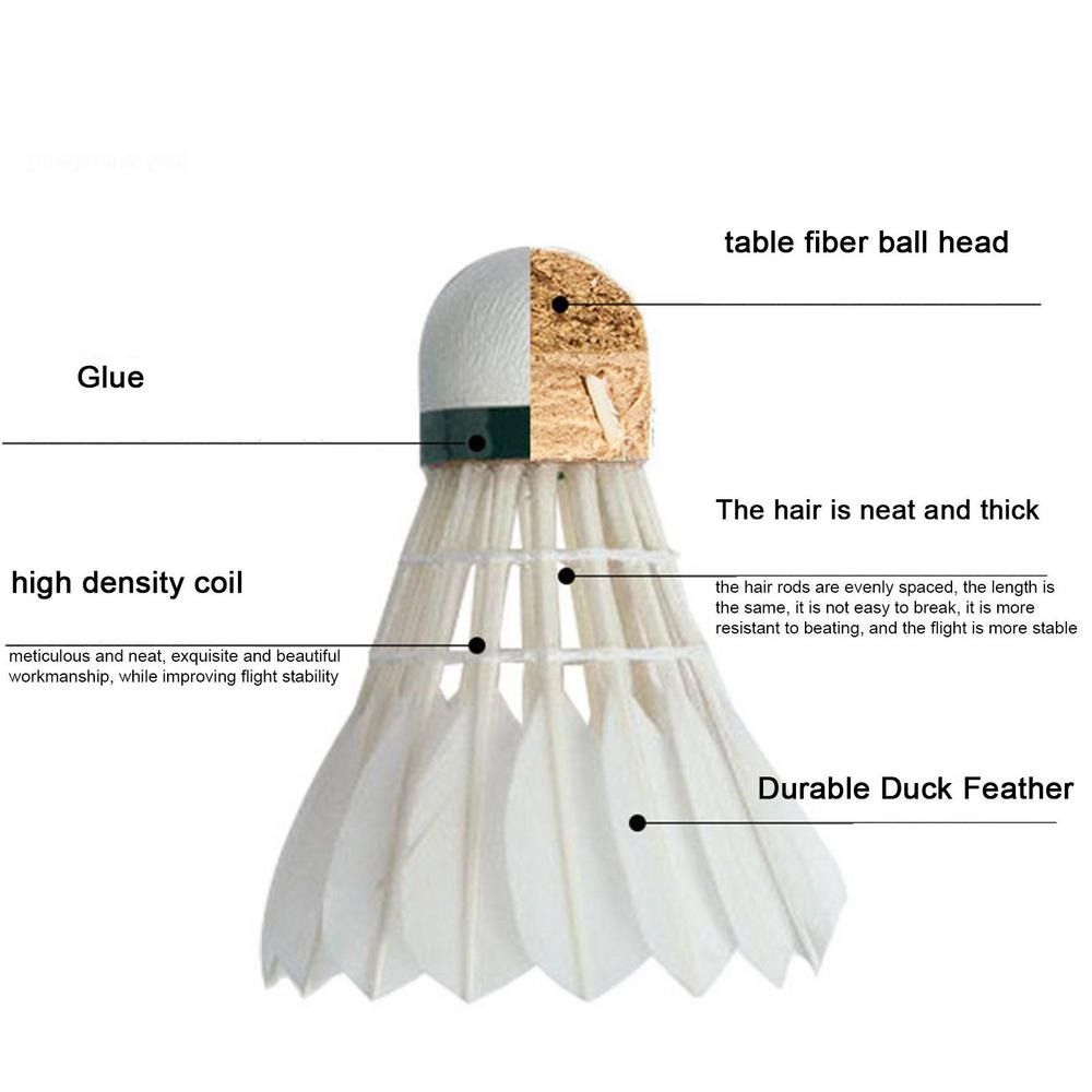 Peteca profissional de badmint - Feather Shuttlecock avaliação e preço