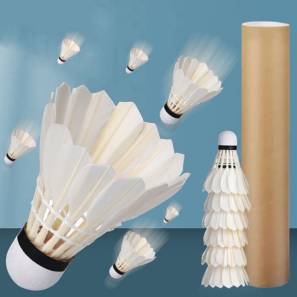 3/6/12 Peças Novas Bolas de Ba - Feather Shuttlecock avaliação e preço